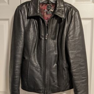 Wilson Ladies Soft Black Leather Jacket